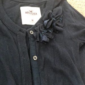 Navy Hollister cardigan